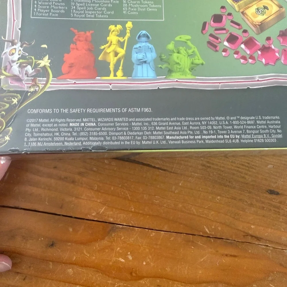 NIB WIZARDS WANTED By Mattel Games Board Game Fantasy Strategy Magic